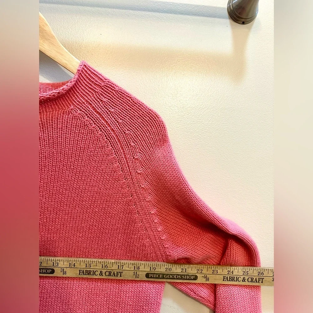 Real Clothes 75% Silk 25% Cashmere Pink Knit Sweater XL Lightweight Luxury